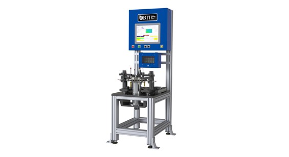 Brake Rotor Bore Gage with Temperature Compensation and Auto Feedback to Upstream Machining Operations