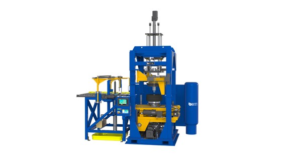Fully-Automatic Dynamic Tire Inflator Balancer with Bead Lubrication, Laser Gaging and Ink Stamp Marking