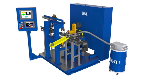 Fully-Automatic Multi-Station Flange Balancer with Correction Mill, Thread Presence Check,  Dimensional Gaging & Heavy Spot Ink Marking