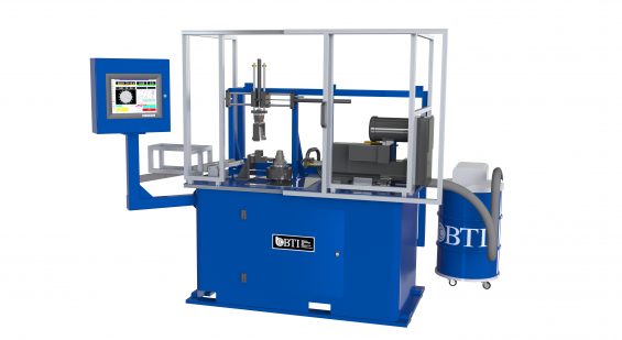 Semi-Automatic Flange Balancer with Mill Correction and Auto-Unload.