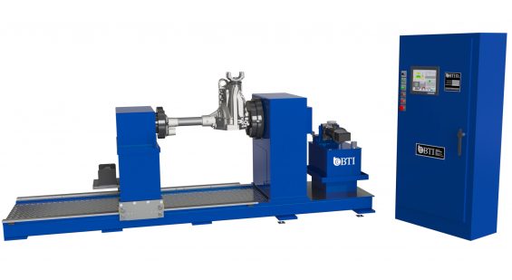Manual Torsional Test Stand for Front Axle Assemblies.