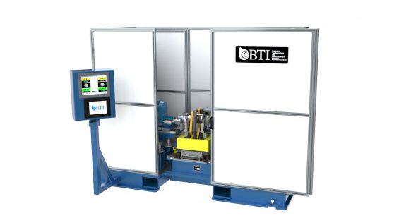 Automatic Single Station Induction & Permanent Magnet Electric Rotor Cell Featuring Dual Drills and Scissor Belt Drive